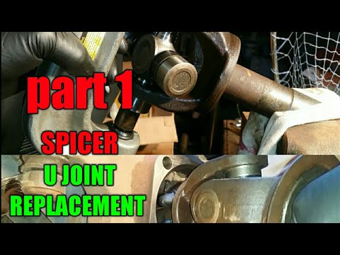 Dodge Ram 2500/3500 6.7 Cummins front axle shaft U-joint replacement Part 1/2