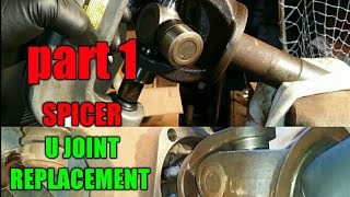 Dodge Ram 2500/3500 6.7 Cummins front axle shaft U-joint replacement Part 1/2
