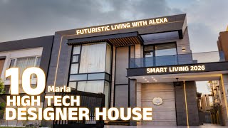 Smart Living 2026! Fully Automated 10 Marla High Tech Designer House For Sale Bahria Orchard Lahore