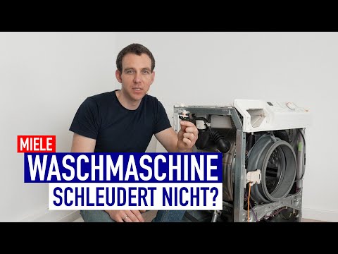 Miele washing machine not spinning?