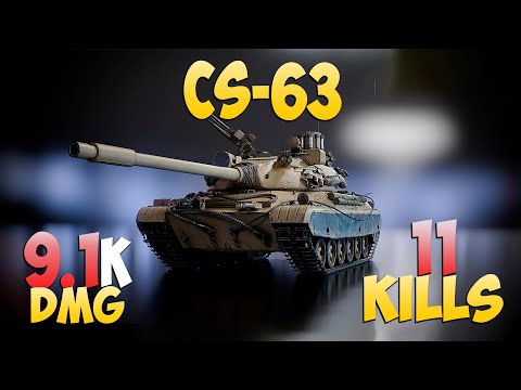 CS-63 - 11 Kills 9.1K DMG - At speed! - World Of Tanks