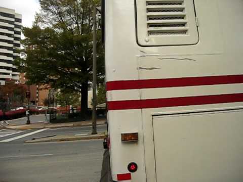 WMATA FAIL: Articulated bus with an engine problem