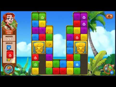 Lost Island Blast Adventure Level 210 - NO BOOSTERS 🏝️ | SKILLGAMING ✔️