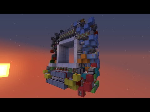 Insane 6x6 Flush Seamless Piston Ghost Door Build - Minecraft