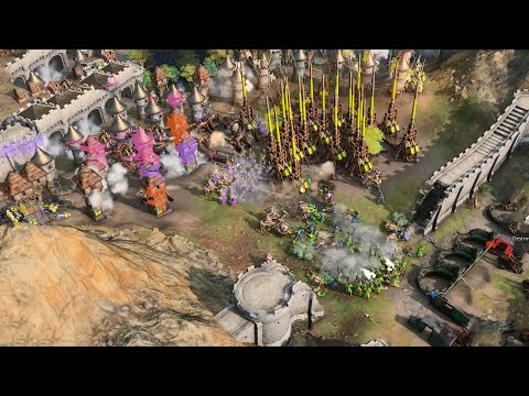 Age of Empires 4 - 4v4 UNSTOPPABLE ADVANCE | Multiplayer Gameplay