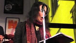 Ann Waldman Sings Blake's "Garden of Love", Music by Allen Ginsberg at Housing Works NYC 1-16-13