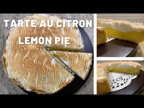 Comment faire Tarte au citron meringuée, How to make a Lemon meringue pie.