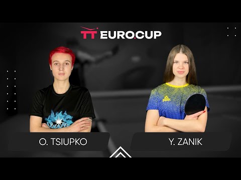 18:50 Oleksandra Tsiupko - Yulianna Zanik 02.06.2024 TT Euro.Cup Women Ukraine Star. TABLE 3