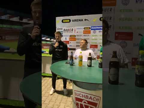 Pressekonferenz nach dem Spiel TSV Buchbach : DJK Vilzing 1:2 (1:0)
