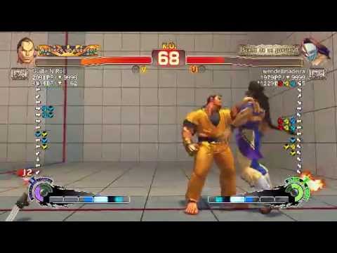 Guille N Roll's USF4 Match - Vs Vega (wendellmadeira)