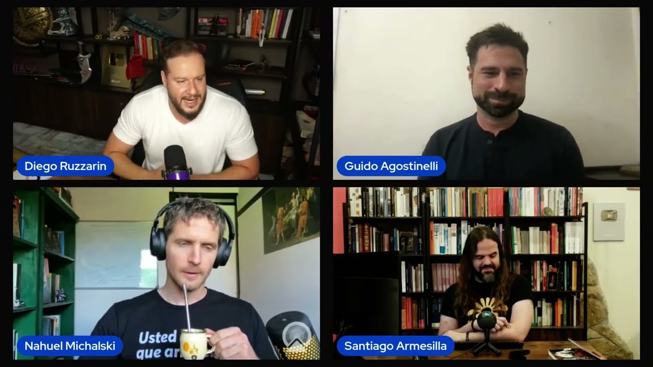 Ruzzarin invita a debatir liberales en su canal.