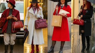WINTER 2025 MILAN FASHION INSPIRATION ❄️ ITALIAN OUTFITS STYLE  & LUXURY SHOPPING LOOKS