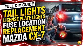 How to Fix Mazda CX-7 Tail Lights / License Plate Lights (Fuse Replacement)