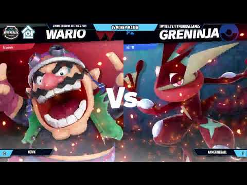 Gwinnett Brawl February 2020 - Newk(Wario) VS NameFireBall(Greninja) - $5 Money Match