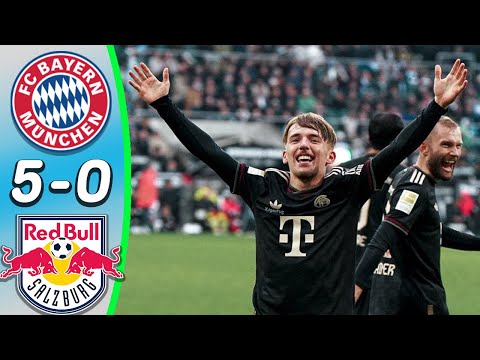 RB Salzburg - Bayern Munich 0:5 - All Goals & Highlights - Karl Two Goals & Assist