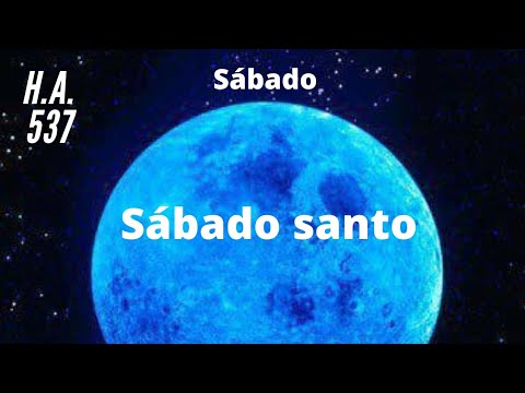 Sábado santo. H.A. 537