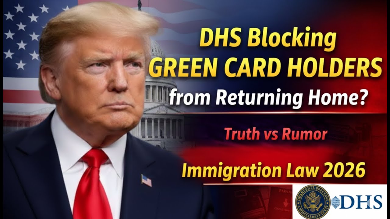 DHS Blocking Green Card Holders from Returning Home? Truth vs Rumor | Immigration Law 2026