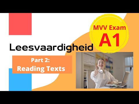2026 Leesvaardigheid Oefenexamen A1 - tekst lezen