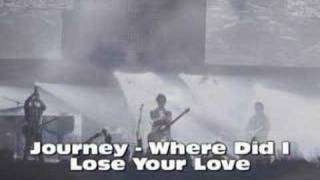 Journey - Where Did I Lose Your Love [fan video] [2008]