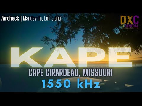 1550 | KAPE | Cape Girardeau, MO | Mandeville AM DX Airchecks