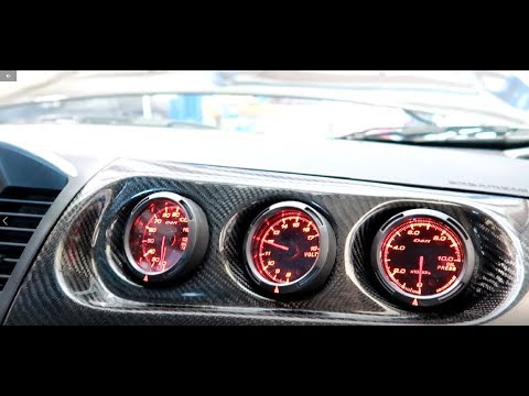Installing Defi gauges!