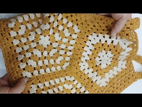 🧶 Gorgeous Pentagonal Motif Crop Top –Tutorial ✂️