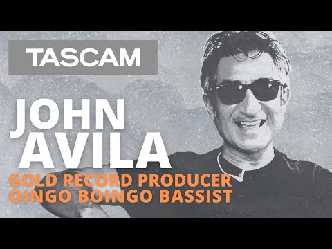 TASCAM Artist John Avila - Gold Record Producer and World Class Bassist for Oingo Boingo