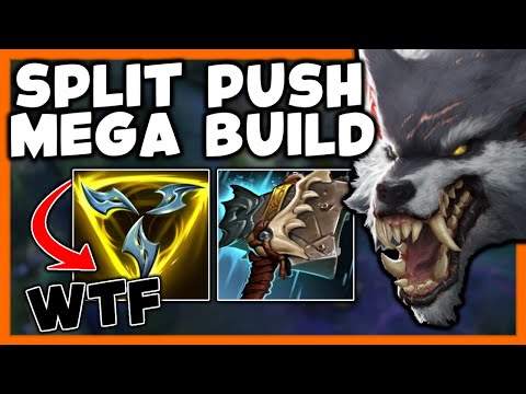 BEST WARWICK SHOWING THE POWER OF SPLIT PUSHING - League of Legends