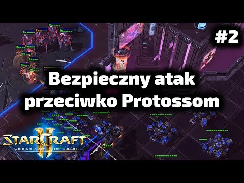 Bezpieczny atak z dwóch baz przeciwko Protossom - Terran poradnik - 2 base tank liberator TvP #2