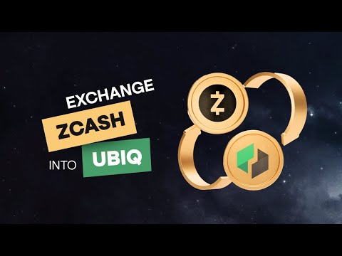 Exchange Zcash into Ubiq #defi #ZEC #shielded #MATIC #UBQ
