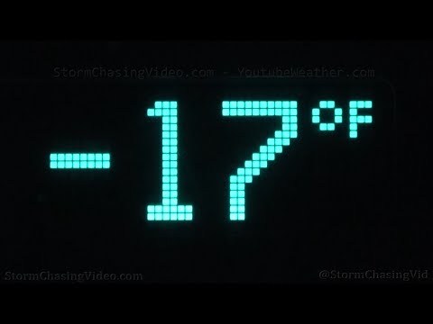 Extreme Sub Zero Temps St. Cloud, MN - 12/10/2019