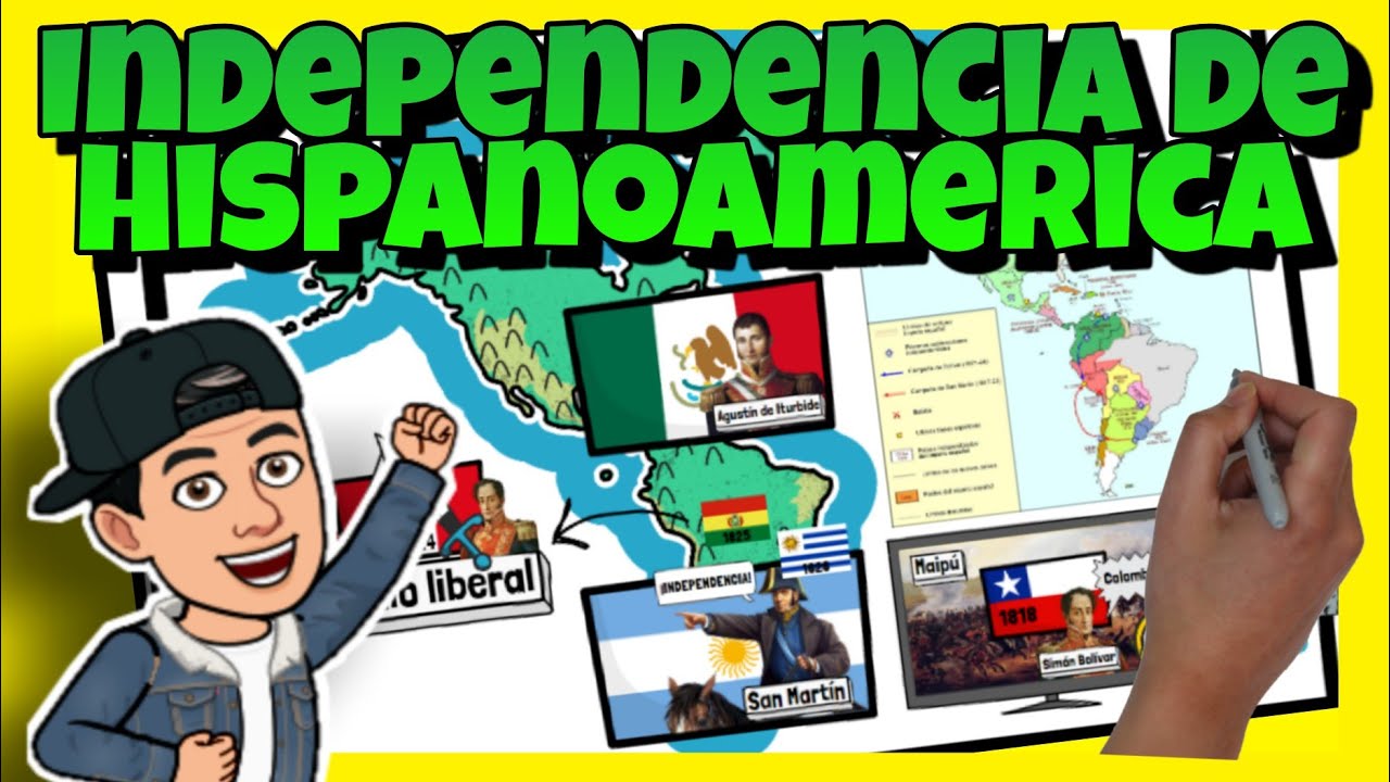 👊 La INDEPENDENCIA de HISPANOAMÉRICA | RESUMEN