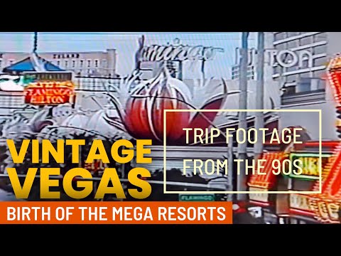 Vintage 90s Vegas footage