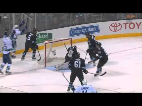 Canucks vs Sharks - All Canuck Goals - 11/7/13 - HD