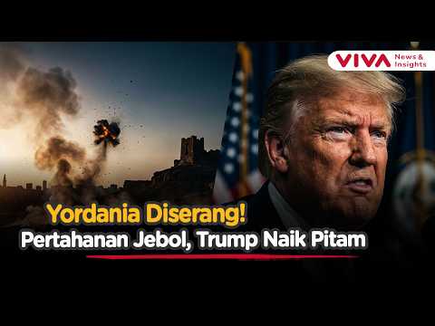 Trump Meledak! Pertahanan Yordania Tak Berkutik saat Iran Menyerang