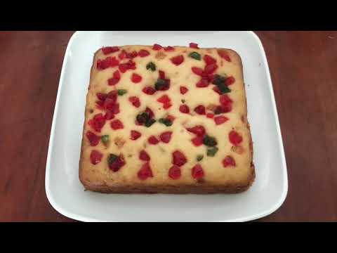 Eggless tutti frutti cake without oven/Tutti frutti cake recipe in Telugu/Eggless tutti frutti cake