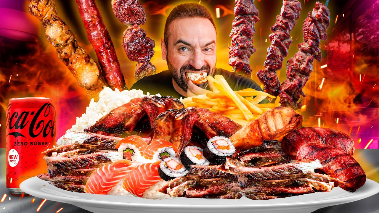 CORBUCCI devours EVERYTHING at the CHURRASCARIA!!