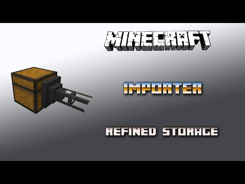 Importer 💎 Refined Storage Tutorial 💎 Deutsch / German