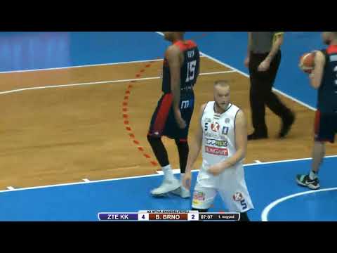 Reggie Keely #15 dark | ZTE KK vs  BRNO ALPE ADRIA CUP