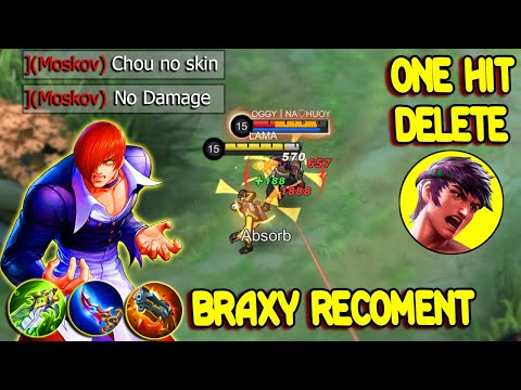 CHOU ONE HIT DELETE !!! CHOU BEST BUILD 2023 (Recomment by BRAXY)