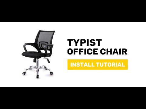 JIJI Typist Chair Install Procedure