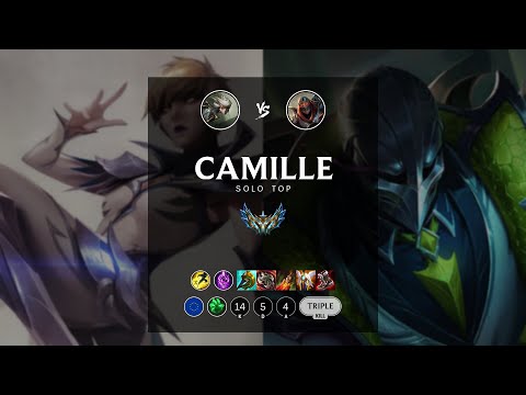 Camille Top vs Zed - EUW Challenger Patch 12.13
