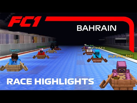 AdamsApple - Minecraft Boat Race Highlights | F1 2021 Bahrain Grand Prix