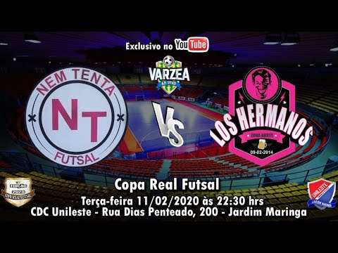 Nem Tenta FS  x  Los Hermanos - Copa Real Futsal 2020