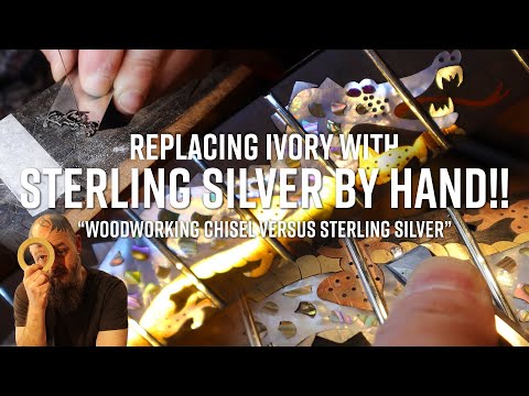 Ivory Out.. Silver In. Fixing a VERY Expensive Guitar Inlay.