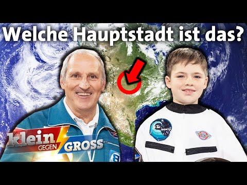 Hauptstädte an Satellitenbildern erkennen: Astronauten vs. Josias | Klein gegen Groß