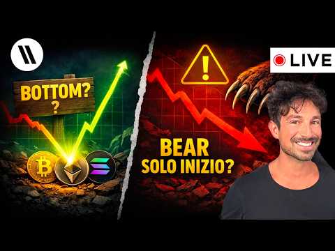 BITCOIN, CRYPTO: IL BOTTOM È STATO FATTO O IL BEAR MARKET È SOLO ALL'INIZIO?