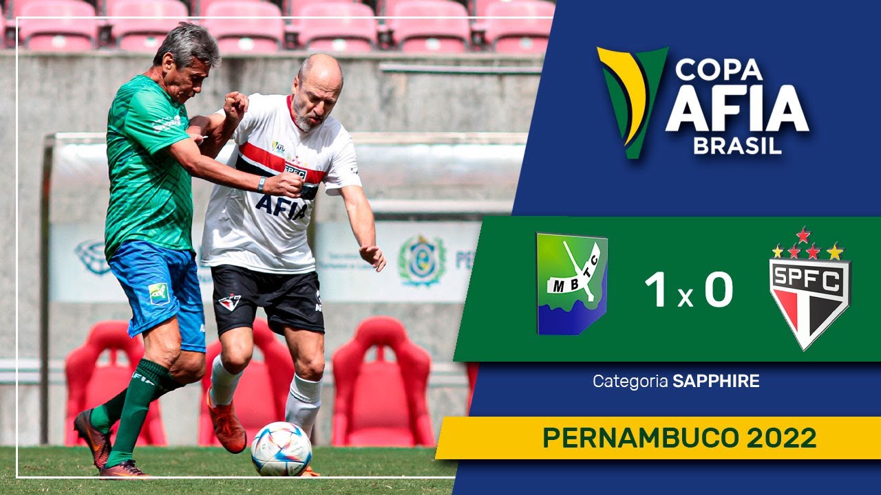Copa AFIA Brasil – Pernambuco 2022 – M.B.T.C x São Paulo F.C. – Sapphire