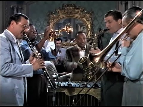 Complete unedited jam session, with all-star jazz band leaders, from  "A Song is Born" (1948)