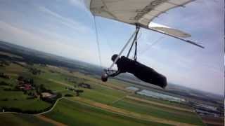 preview picture of video 'Drachenfliegen/Hanggliding in Königsbrunn am 24.6.2012'